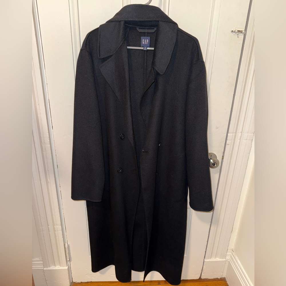 GAP Relaxed Wool Wrap Coat